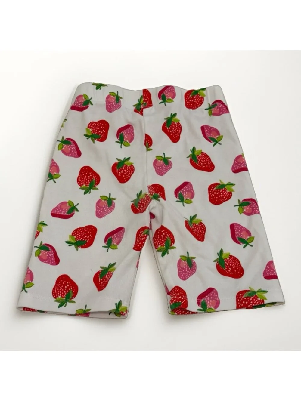 Gymboree Strawberry Applique Dress & Bike Shorts Matching Set size 6 100% Cotton